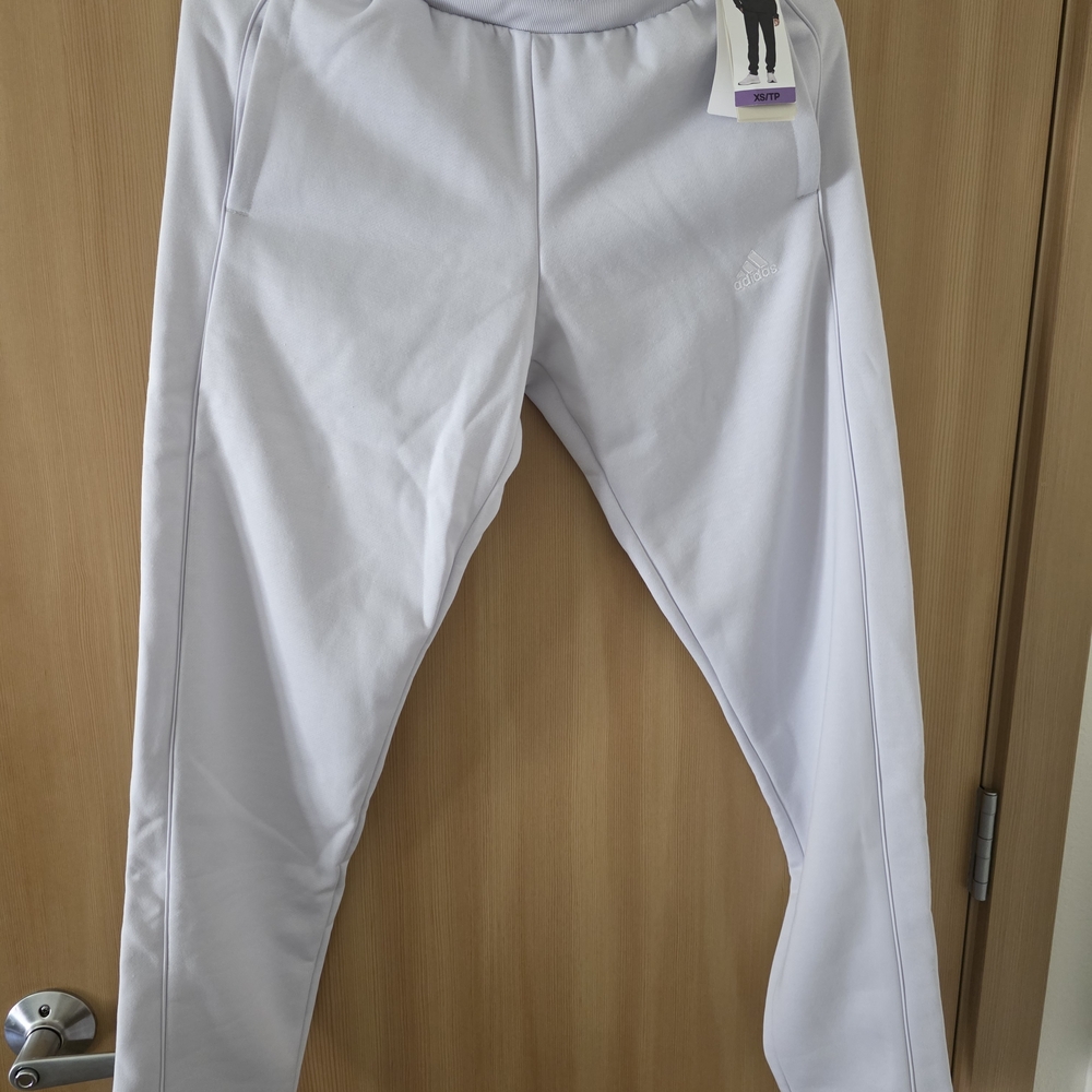 Adidas White Athletic Track Pants